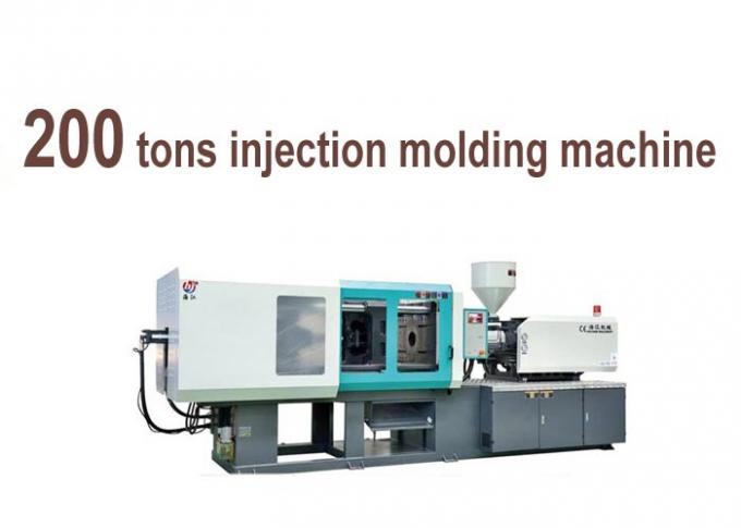 200 toneladas de CE plástico ISO9001 da máquina da modelação por injeção