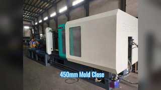 Máquina de injeção de curso de fechamento de molde de 450 mm