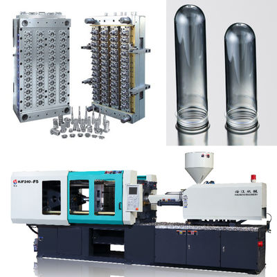 Máquina de moldagem por injecção de preforma de PET PLC 50 - 100 mm Força do ejetor de 2 - 4 toneladas