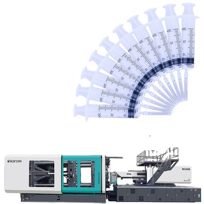 Máquina de moldagem por injecção controlada por CNC que produz 10-15 cartões/min com 5 pontos ejetores
