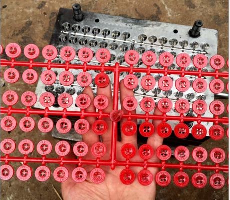 Máquina de poupança de energia da modelação por injeção para a fatura plástica do botão
