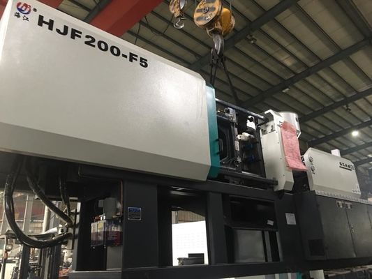 Da injeção automática pequena do tamanho da tonelada HJF200 máquina moldando com servo do PLC de KEBA
